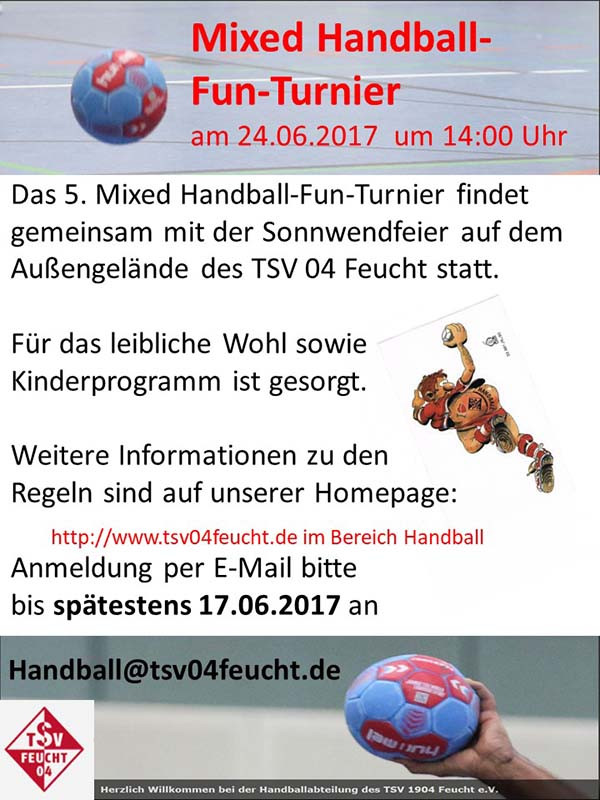 Mixed Handball-Fun-Turnier 2017