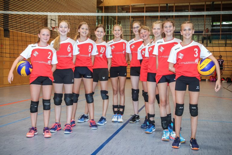 U16-Volleyball-Mädels auf der Nordbayerischen