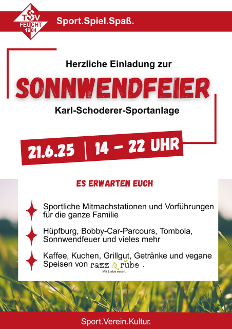 Herzliche Einladung zur großen Sonnwendfeier des TSV