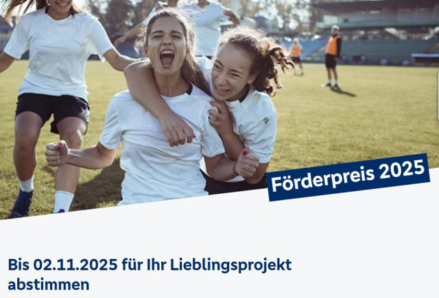 FÖRDERPREIS RAIBA - Bis zum 02.11. abstimmen!!!