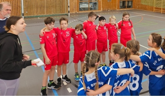 Handball: Die TSV-Minis reisten zum Spieltag nach Berching