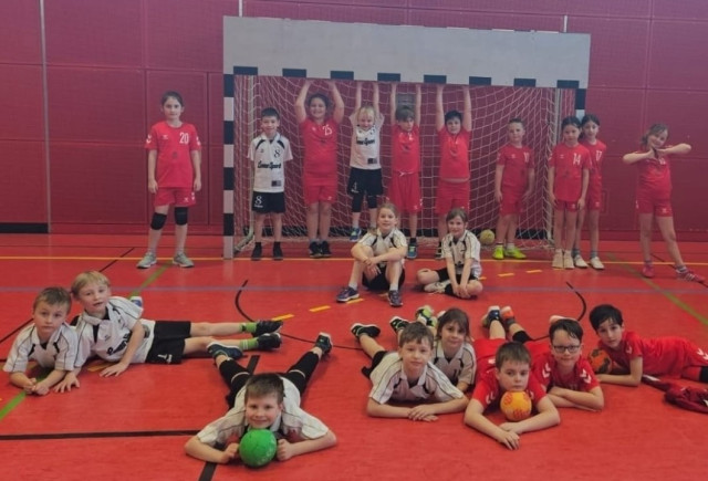 Handball: Die Minis 1a, 1b und 2 reisten zum Spieltag am 28.02.2026 nach Postbauer-Heng