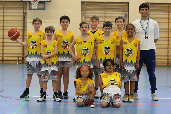 Erster Auftritt der Basketball Minis war ein Erfolg!