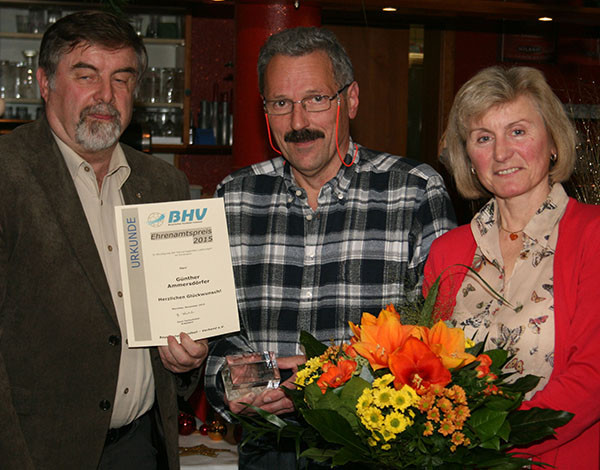 BHV - Ehrenamtspreis 2015 für Günther Ammersdörfer