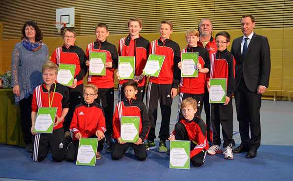 D-Jgd. Handballer „Mannschaft des Jahres 2014“