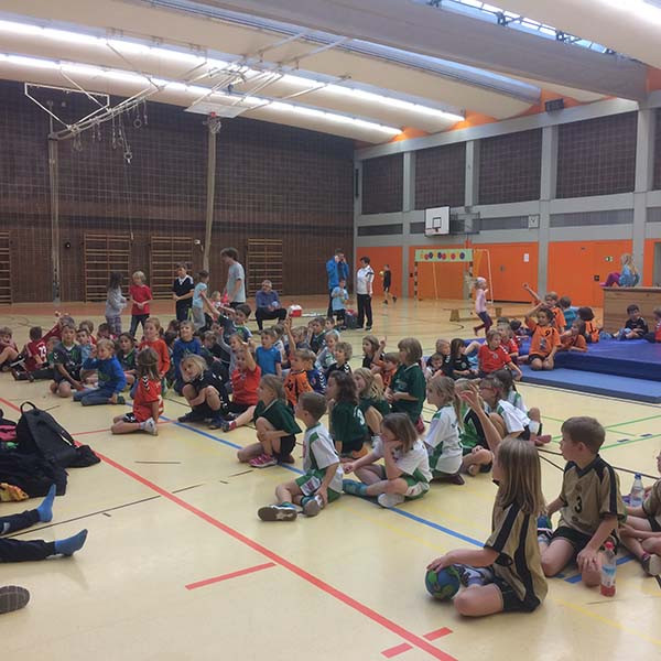 Handball-Minis zu Gast beim HC Erlangen