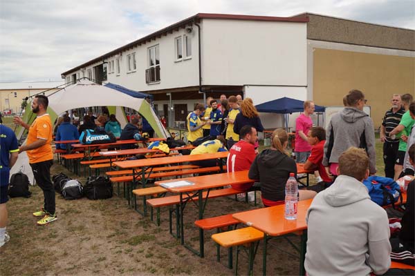 Das Trainingslager der teilnehmenden Mannschaften 