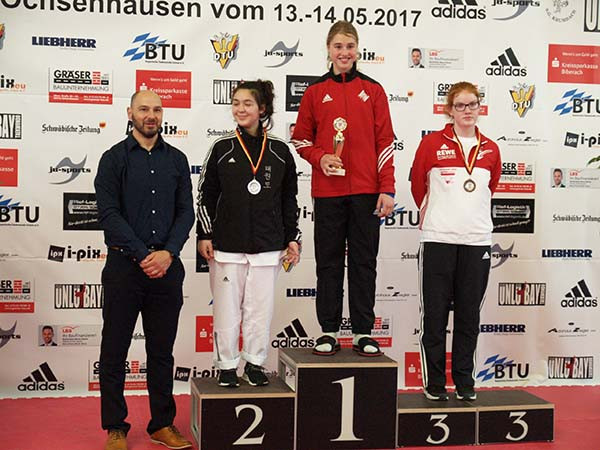 Die Erfolgsstory geht weiter: Luisa Held vom TSV 1904 Feucht wird erneut Deutsche Taekwondo-Meisterin.