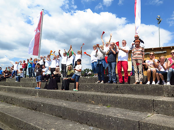 Die zahlreichen Zuschauer sorgten für eine klasse Stimmung