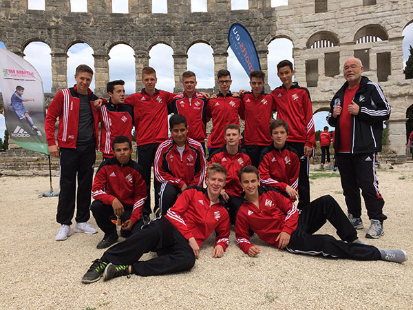 U17-Junioren des TSV 04 Feucht waren in Pula