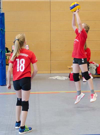 Amélie Sommer technisch stark im Angriff